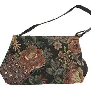 VTG Beaded Tapestry Bag